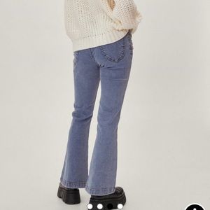 Petite Recycled Flare Jeans